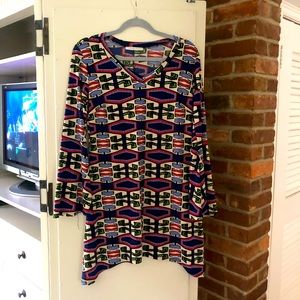 Orange Caramel Retro MCM design Dress